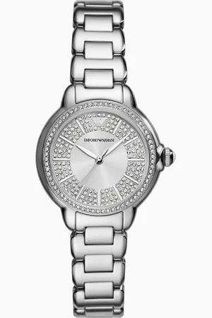 Emporio Armani Dreizeigeruhr aus Edelstahl