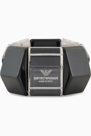 Emporio Armani Facettiertes elastisches Armband