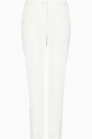 Emporio Armani 7/8-Hose aus elastischer Gabardine