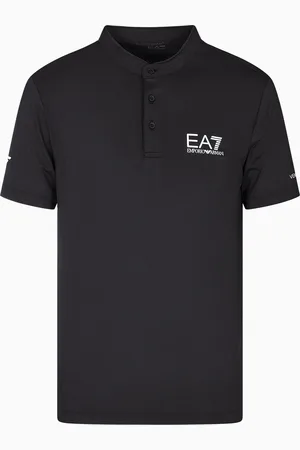 EA7 Tennis Pro Poloshirt Serafino aus VENTUS7-Funktionsgewebe
