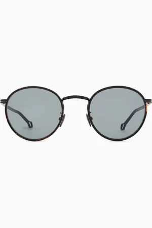 Giorgio Armani Sonnenbrille mit runder Fassung für Herren