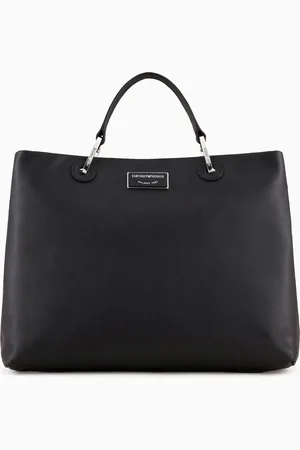 Emporio Armani ASV Mittelgroßer Shopper MyEA aus organischem Leder