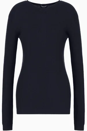 Giorgio Armani Pullover mit Rundhalsausschnitt aus reinem Kaschmir