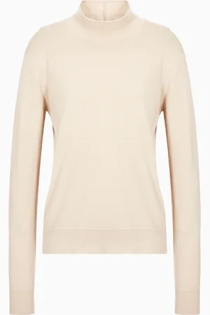 Giorgio Armani Stehkragenpullover aus reinem Kaschmir