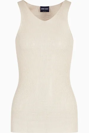 Giorgio Armani Top aus Seidenjersey