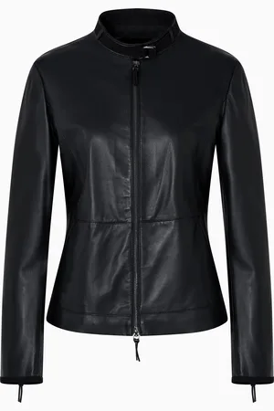 Emporio Armani Jacke aus Semianilin-Lammnappaleder