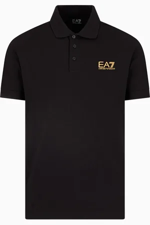EA7 Core Identity Poloshirt aus Baumwollstretch