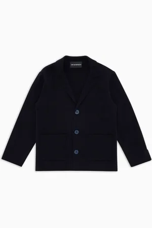 Emporio Armani Einreihiges Sakko aus Viskosemischgewebe