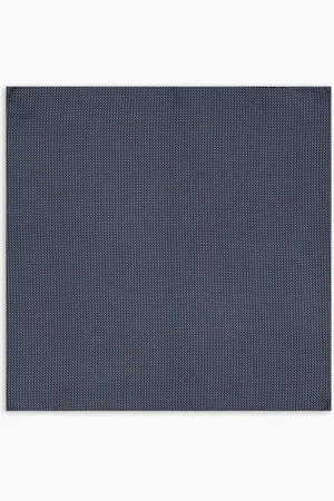 Emporio Armani Zweifarbiges Einstecktuch aus reiner Seide mit Jacquard-Muster