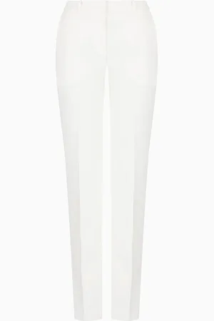 Emporio Armani Hose aus kompaktem Baumwollstretch