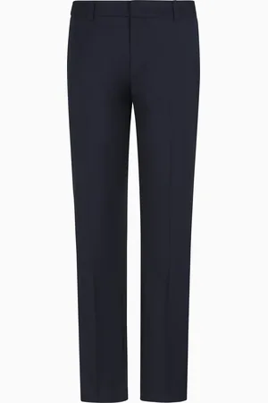 Emporio Armani Chino-Hose aus leichtem Twill aus einer Schurwollmischung