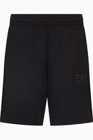 EA7 Gold Label Shorts aus elastischem Funktions-Twill