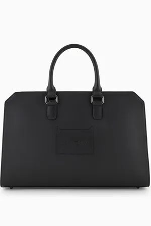 Emporio Armani Businesstasche aus getrommeltem Leder