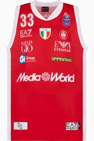 EA7 Replika-Tanktop der Olimpia Milano 24/25 Championship