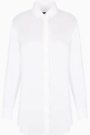 Giorgio Armani Lange Bluse aus Seidentwill
