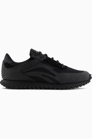 Emporio Armani Sneaker mit Details aus Mesh