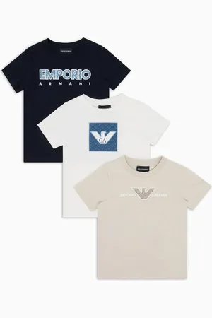 Emporio Armani ASV 3er-Pack T-Shirts aus Jersey mit grafischem Logo-Print
