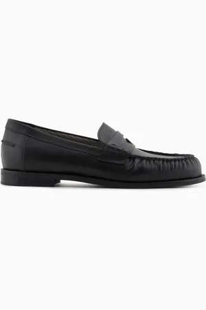 Emporio Armani Mokassins aus Glattleder
