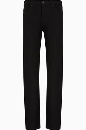 Emporio Armani Jeans J21 in Regular Fit aus gewaschenem Komfort-Denim 10,5 oz und Twill