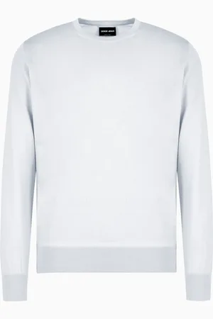 Giorgio Armani Pullover mit Rundhalsausschnitt aus Schurwolle
