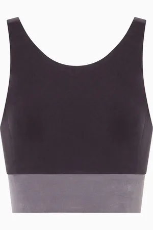 EA7 Sporty Forever Sport-BH aus Stretch-Cupro