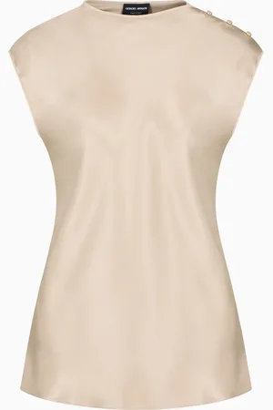 Giorgio Armani Bluse aus doppellagigem Seidensatin