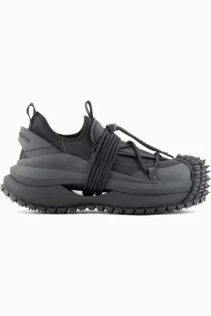 Emporio Armani Sneaker aus Nylon mit Scuba-Details und Tunnelzug