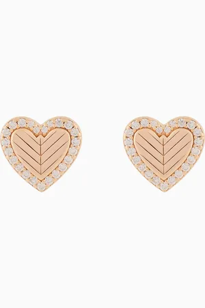 Emporio Armani Ohrringe aus roségoldfarbenem Sterlingsilber