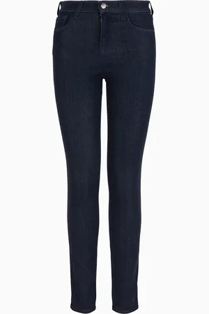 Emporio Armani Jeans J20 mit hohem Bund und sehr schmalem Bein aus Lyocell-Denim