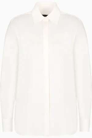 Giorgio Armani Bluse aus reinem Seidencharmeuse