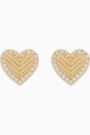 Emporio Armani Ohrringe aus goldfarbenem Sterlingsilber
