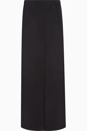 Giorgio Armani Langer Rock aus Cupro-Interlock