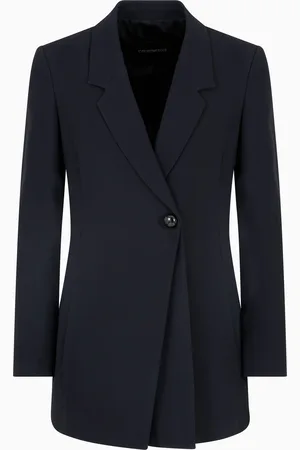 Emporio Armani Einreihiger Blazer aus Enver-Satin
