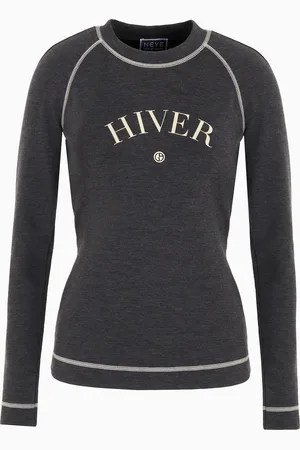 Giorgio Armani Pullover mit Rundhalsausschnitt Neve aus doppellagigem Woll-Nylon-Jersey