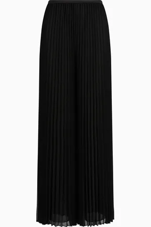 Emporio Armani Plissierte Hose aus Techno-Georgette