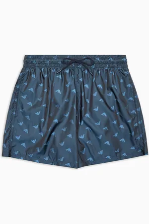 Emporio Armani Badeshorts mit Allover-Logo in Jacquard-Verarbeitung