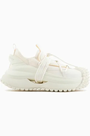 Emporio Armani Sneaker aus Nylon mit Scuba-Details und Tunnelzug
