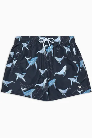 Emporio Armani ASV Badeshorts mit Meerestiermuster