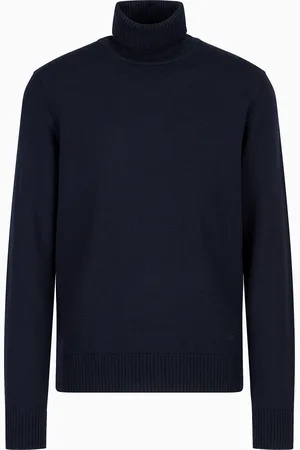Emporio Armani Rollkragenpullover in Regular Fit aus Schurwolle