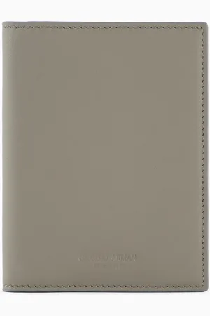 Giorgio Armani Bifold-Reisepassetui aus Nappaleder