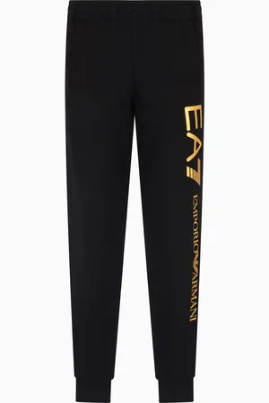 EA7 Logo Series Jogginghose aus Baumwolle
