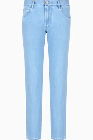 Giorgio Armani Five-Pocket-Hose in Regular Fit aus elastischem Baumwolldenim