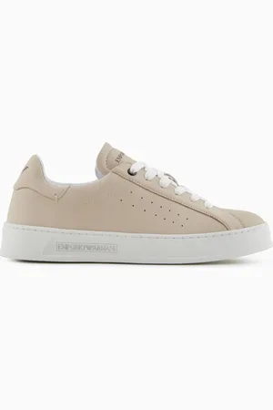 Emporio Armani Sneaker aus Leder mit Logo