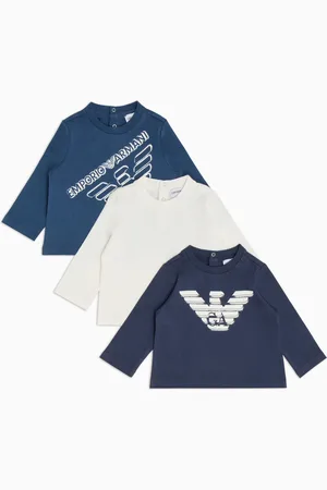 Emporio Armani 3er-Pack ASV Pullover aus Jersey mit Adler-Print