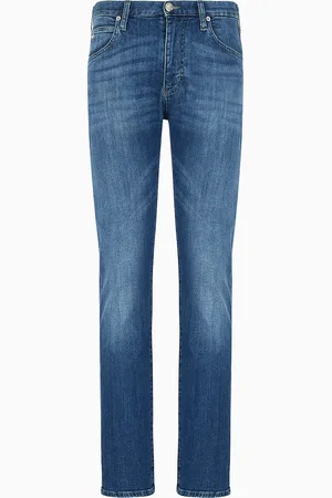 Emporio Armani Jeans J45 in Regular Fit aus Komfort-Denim 10 oz und Twill-Melange
