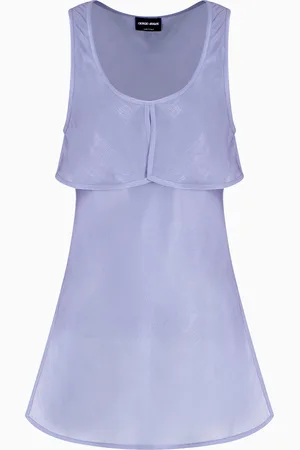 Giorgio Armani Top aus glänzendem Stoff