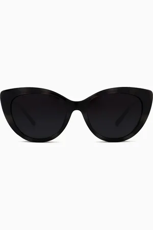 Emporio Armani Cat-Eye-Sonnenbrille für Damen mit Wechselgläsern