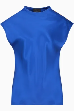 Giorgio Armani Bluse aus doppellagigem Seidensatin