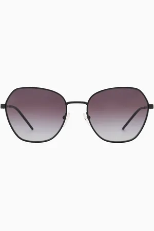 Emporio Armani Sonnenbrille mit unregelmäßig geformter Fassung für Damen