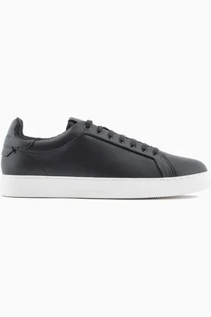 Emporio Armani Sneaker aus weichem Leder